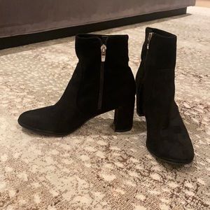Marc Fisher black suede boots